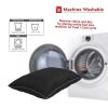 Super Value Machine Washable Pet Dog Bed, Large, Black